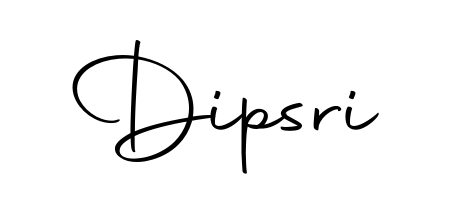 You should practise on your own different ways (Autography-DOLnW) to write your name (Dipsri) in signature. Don't let someone else do it for you. Dipsri signature style 10 images and pictures png