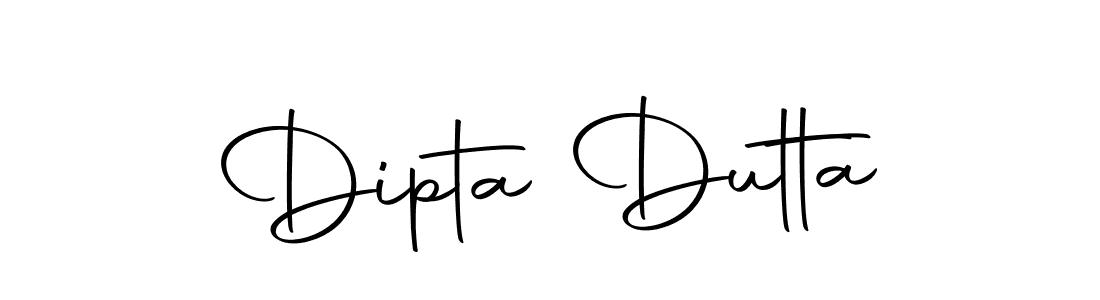Design your own signature with our free online signature maker. With this signature software, you can create a handwritten (Autography-DOLnW) signature for name Dipta Dutta. Dipta Dutta signature style 10 images and pictures png