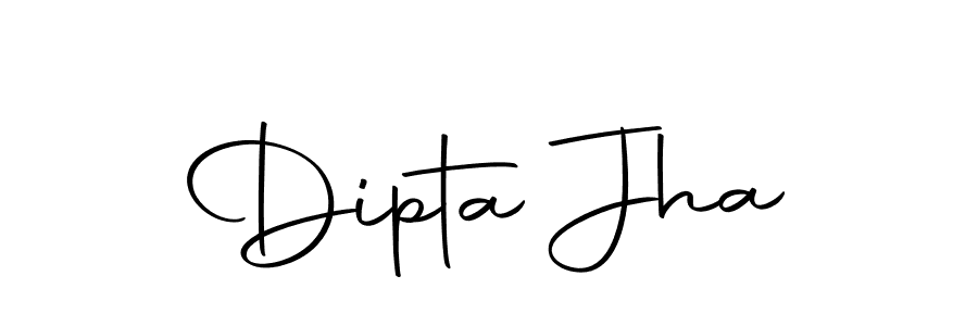 Make a beautiful signature design for name Dipta Jha. With this signature (Autography-DOLnW) style, you can create a handwritten signature for free. Dipta Jha signature style 10 images and pictures png