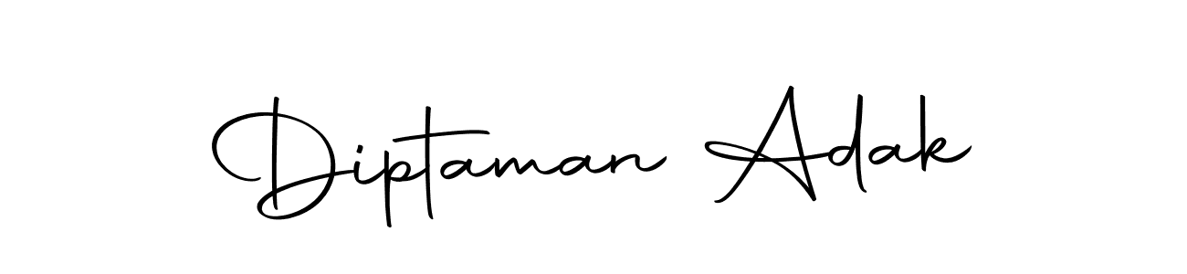 Diptaman Adak stylish signature style. Best Handwritten Sign (Autography-DOLnW) for my name. Handwritten Signature Collection Ideas for my name Diptaman Adak. Diptaman Adak signature style 10 images and pictures png
