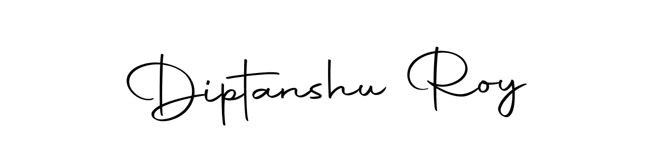 How to make Diptanshu Roy name signature. Use Autography-DOLnW style for creating short signs online. This is the latest handwritten sign. Diptanshu Roy signature style 10 images and pictures png