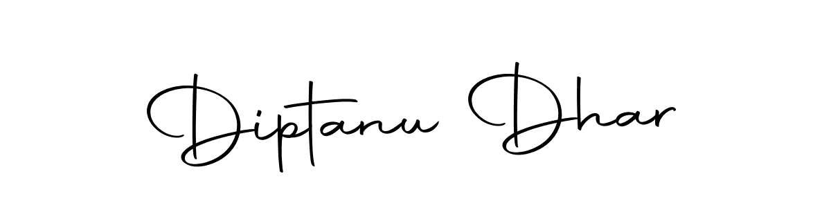 How to make Diptanu Dhar name signature. Use Autography-DOLnW style for creating short signs online. This is the latest handwritten sign. Diptanu Dhar signature style 10 images and pictures png