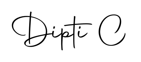 Achieve flawless digital penmanship with Dipti C name in Autography-DOLnW font. The perfect tool for creating online signatures. Dipti C signature style 10 images and pictures png