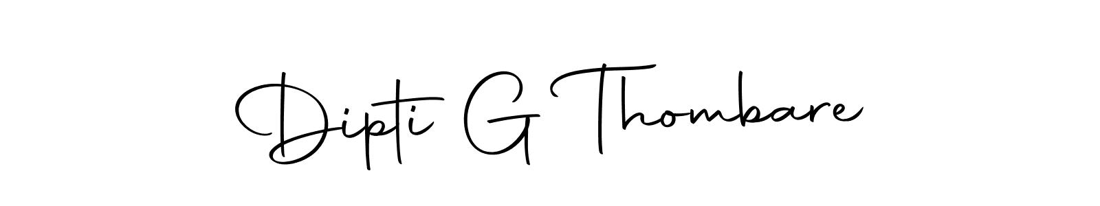 Autography-DOLnW is a professional signature style that is perfect for those who want to add a touch of class to their signature. It is also a great choice for those who want to make their signature more unique. Get Dipti G Thombare name to fancy signature for free. Dipti G Thombare signature style 10 images and pictures png