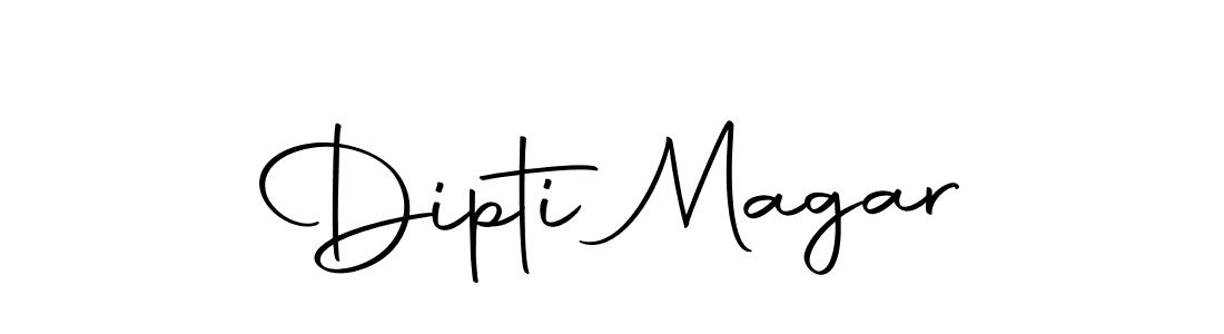 Design your own signature with our free online signature maker. With this signature software, you can create a handwritten (Autography-DOLnW) signature for name Dipti Magar. Dipti Magar signature style 10 images and pictures png