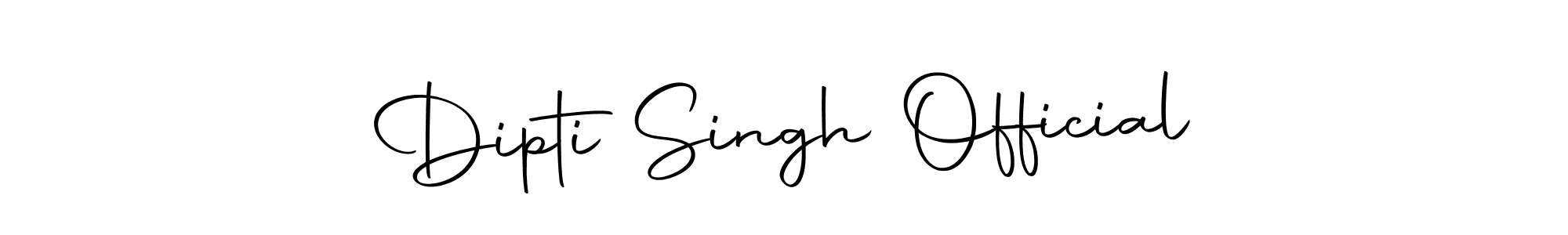 Make a beautiful signature design for name Dipti Singh Official. Use this online signature maker to create a handwritten signature for free. Dipti Singh Official signature style 10 images and pictures png