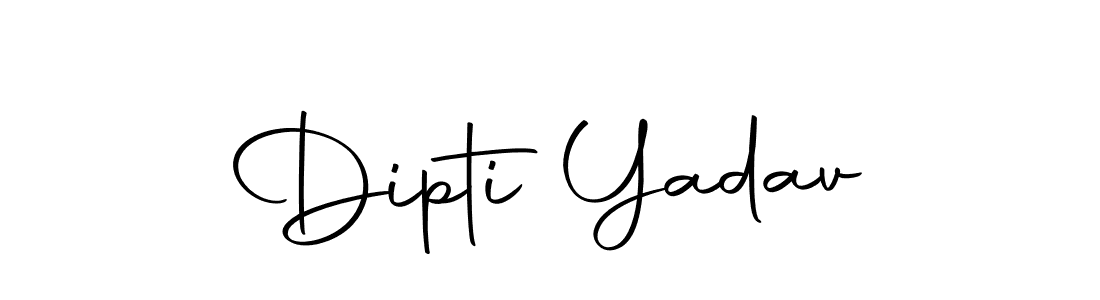 Create a beautiful signature design for name Dipti Yadav. With this signature (Autography-DOLnW) fonts, you can make a handwritten signature for free. Dipti Yadav signature style 10 images and pictures png