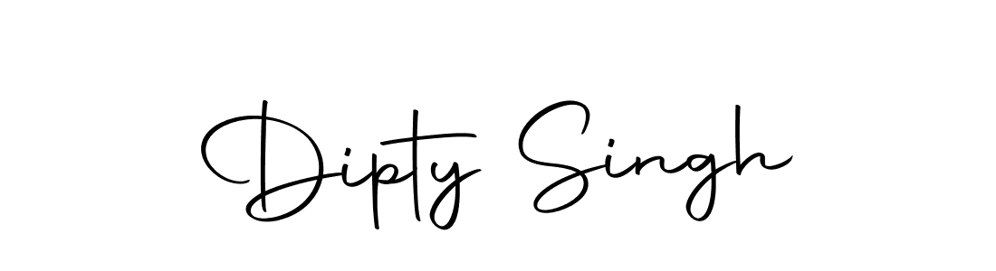 Make a beautiful signature design for name Dipty Singh. With this signature (Autography-DOLnW) style, you can create a handwritten signature for free. Dipty Singh signature style 10 images and pictures png