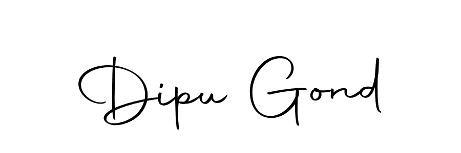 You should practise on your own different ways (Autography-DOLnW) to write your name (Dipu Gond) in signature. don't let someone else do it for you. Dipu Gond signature style 10 images and pictures png