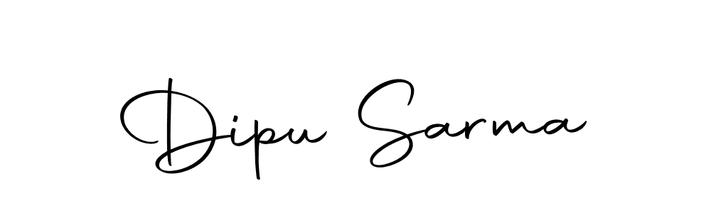 How to make Dipu Sarma name signature. Use Autography-DOLnW style for creating short signs online. This is the latest handwritten sign. Dipu Sarma signature style 10 images and pictures png