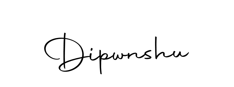 Make a beautiful signature design for name Dipwnshu. With this signature (Autography-DOLnW) style, you can create a handwritten signature for free. Dipwnshu signature style 10 images and pictures png