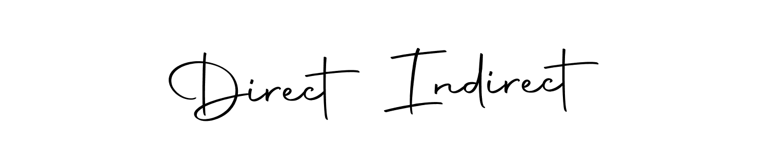 Create a beautiful signature design for name Direct Indirect. With this signature (Autography-DOLnW) fonts, you can make a handwritten signature for free. Direct Indirect signature style 10 images and pictures png