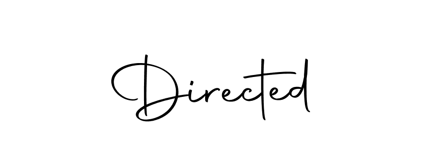 You can use this online signature creator to create a handwritten signature for the name Directed . This is the best online autograph maker. Directed  signature style 10 images and pictures png