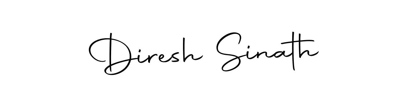 Autography-DOLnW is a professional signature style that is perfect for those who want to add a touch of class to their signature. It is also a great choice for those who want to make their signature more unique. Get Diresh Sinath name to fancy signature for free. Diresh Sinath signature style 10 images and pictures png