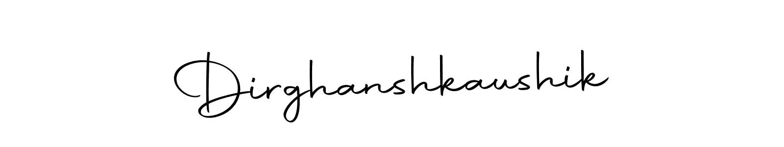 Also we have Dirghanshkaushik name is the best signature style. Create professional handwritten signature collection using Autography-DOLnW autograph style. Dirghanshkaushik signature style 10 images and pictures png