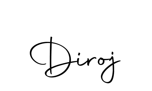 How to make Diroj name signature. Use Autography-DOLnW style for creating short signs online. This is the latest handwritten sign. Diroj signature style 10 images and pictures png