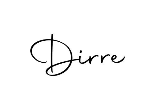 Design your own signature with our free online signature maker. With this signature software, you can create a handwritten (Autography-DOLnW) signature for name Dirre. Dirre signature style 10 images and pictures png