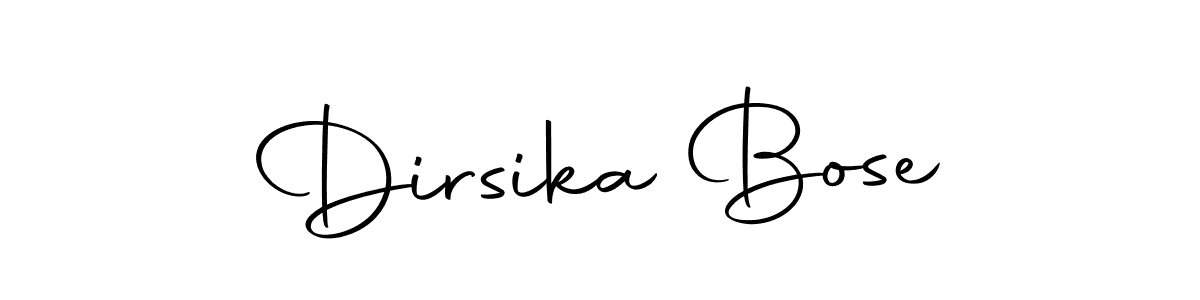 Use a signature maker to create a handwritten signature online. With this signature software, you can design (Autography-DOLnW) your own signature for name Dirsika Bose. Dirsika Bose signature style 10 images and pictures png