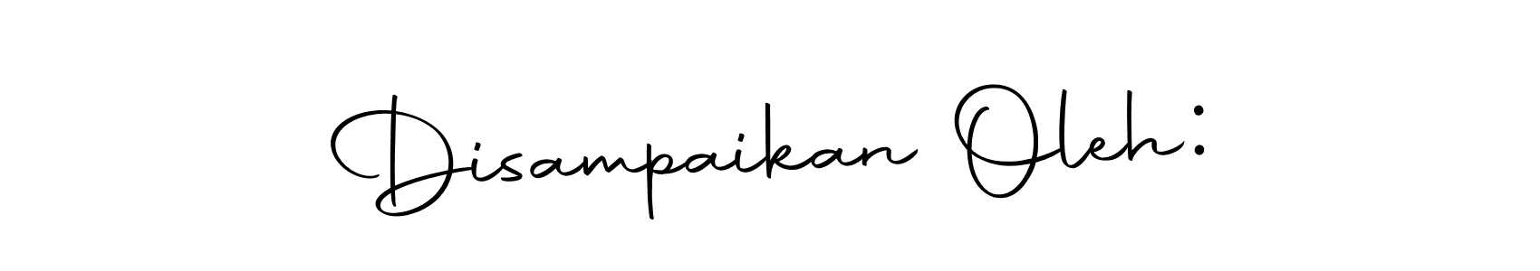 Make a beautiful signature design for name Disampaikan Oleh:. With this signature (Autography-DOLnW) style, you can create a handwritten signature for free. Disampaikan Oleh: signature style 10 images and pictures png