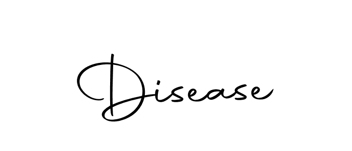 Design your own signature with our free online signature maker. With this signature software, you can create a handwritten (Autography-DOLnW) signature for name Disease. Disease signature style 10 images and pictures png