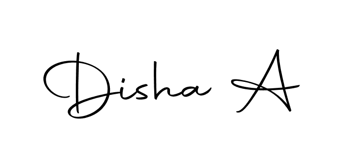 You should practise on your own different ways (Autography-DOLnW) to write your name (Disha A) in signature. don't let someone else do it for you. Disha A signature style 10 images and pictures png