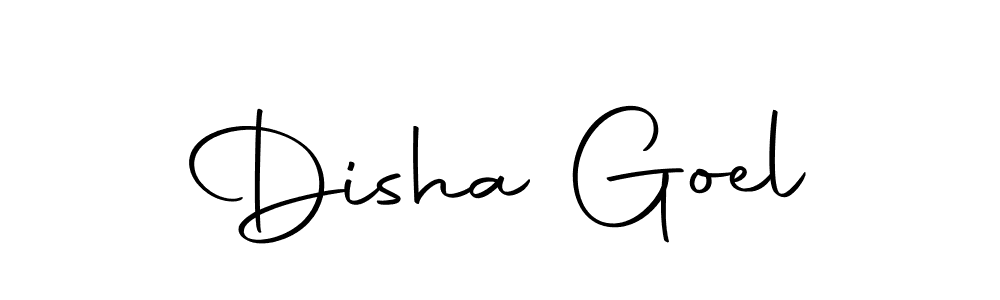 Design your own signature with our free online signature maker. With this signature software, you can create a handwritten (Autography-DOLnW) signature for name Disha Goel. Disha Goel signature style 10 images and pictures png
