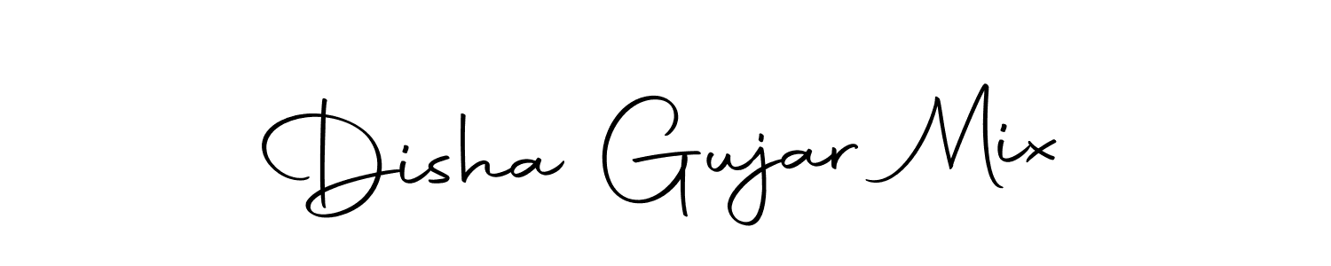Use a signature maker to create a handwritten signature online. With this signature software, you can design (Autography-DOLnW) your own signature for name Disha Gujar Mix. Disha Gujar Mix signature style 10 images and pictures png