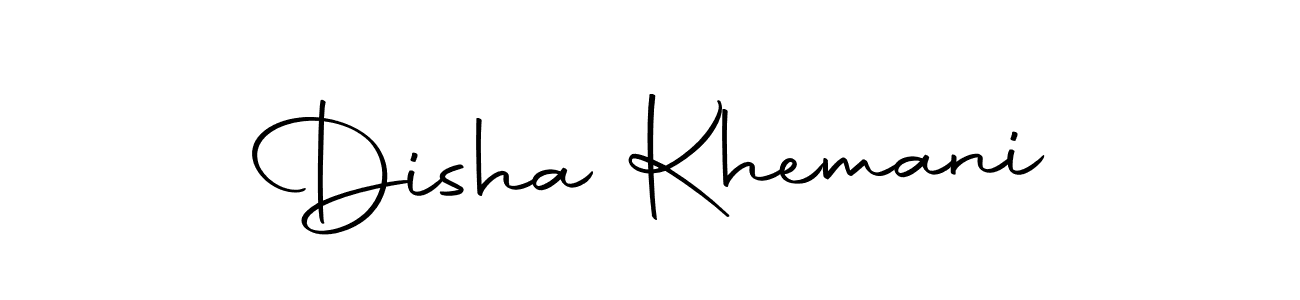 Make a beautiful signature design for name Disha Khemani. With this signature (Autography-DOLnW) style, you can create a handwritten signature for free. Disha Khemani signature style 10 images and pictures png