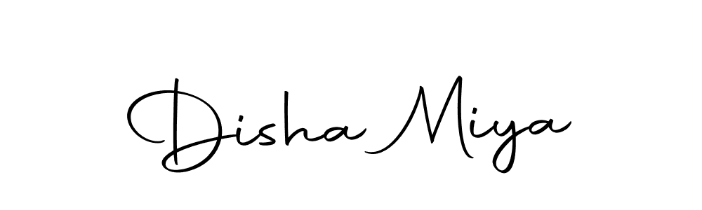 Create a beautiful signature design for name Disha Miya. With this signature (Autography-DOLnW) fonts, you can make a handwritten signature for free. Disha Miya signature style 10 images and pictures png