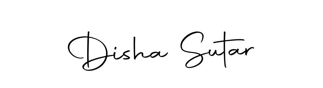 Make a beautiful signature design for name Disha Sutar. With this signature (Autography-DOLnW) style, you can create a handwritten signature for free. Disha Sutar signature style 10 images and pictures png