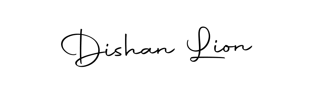 Make a beautiful signature design for name Dishan Lion. With this signature (Autography-DOLnW) style, you can create a handwritten signature for free. Dishan Lion signature style 10 images and pictures png