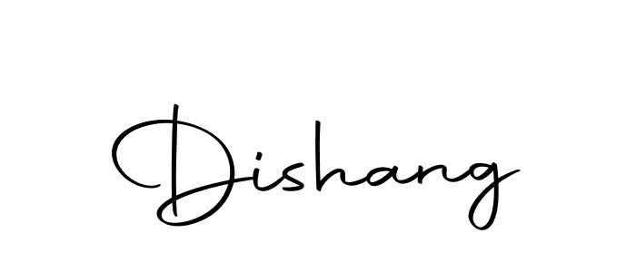 Use a signature maker to create a handwritten signature online. With this signature software, you can design (Autography-DOLnW) your own signature for name Dishang. Dishang signature style 10 images and pictures png