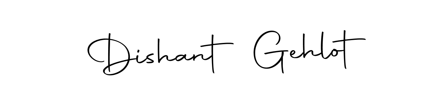 Design your own signature with our free online signature maker. With this signature software, you can create a handwritten (Autography-DOLnW) signature for name Dishant Gehlot. Dishant Gehlot signature style 10 images and pictures png