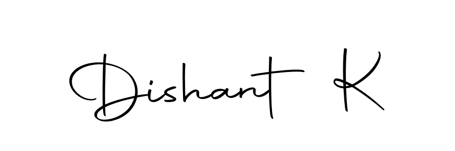 Here are the top 10 professional signature styles for the name Dishant K. These are the best autograph styles you can use for your name. Dishant K signature style 10 images and pictures png