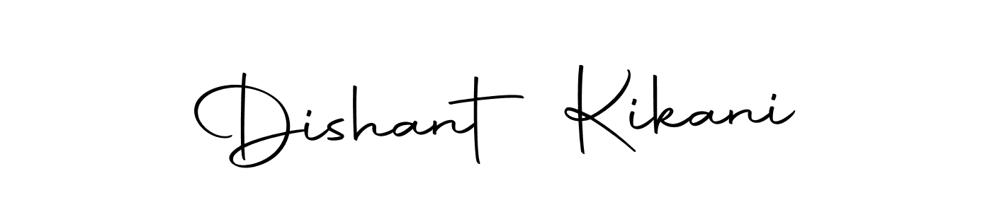 if you are searching for the best signature style for your name Dishant Kikani. so please give up your signature search. here we have designed multiple signature styles  using Autography-DOLnW. Dishant Kikani signature style 10 images and pictures png