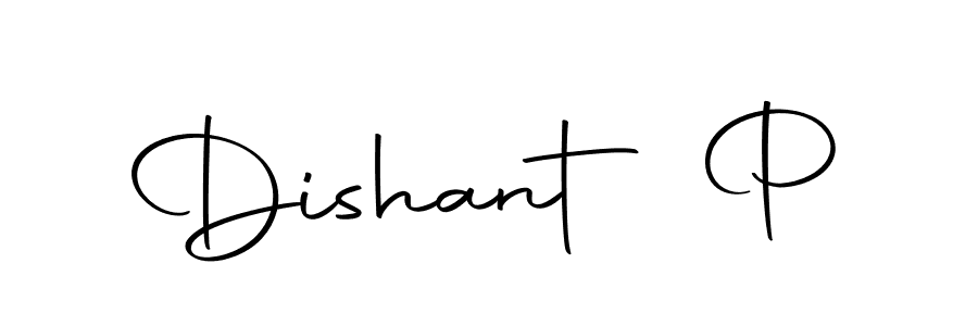 Make a beautiful signature design for name Dishant P. With this signature (Autography-DOLnW) style, you can create a handwritten signature for free. Dishant P signature style 10 images and pictures png