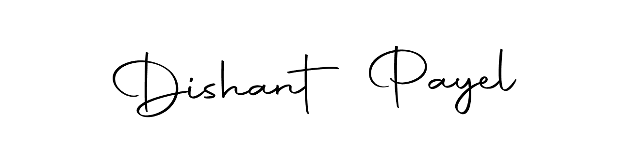 Dishant Payel stylish signature style. Best Handwritten Sign (Autography-DOLnW) for my name. Handwritten Signature Collection Ideas for my name Dishant Payel. Dishant Payel signature style 10 images and pictures png