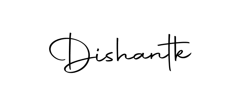 Design your own signature with our free online signature maker. With this signature software, you can create a handwritten (Autography-DOLnW) signature for name Dishantk. Dishantk signature style 10 images and pictures png
