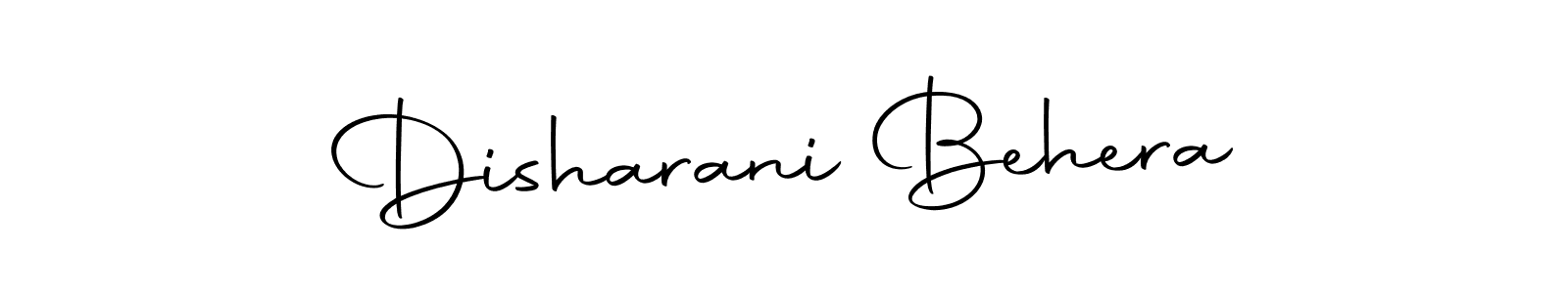 Make a beautiful signature design for name Disharani Behera. With this signature (Autography-DOLnW) style, you can create a handwritten signature for free. Disharani Behera signature style 10 images and pictures png
