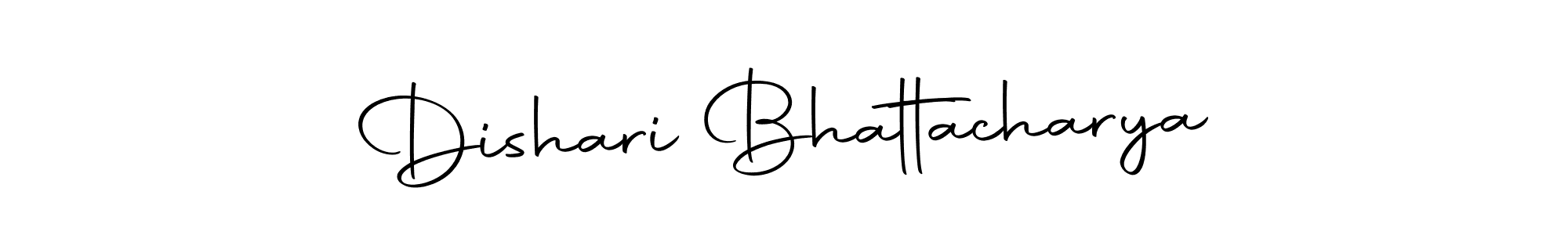 Create a beautiful signature design for name Dishari Bhattacharya. With this signature (Autography-DOLnW) fonts, you can make a handwritten signature for free. Dishari Bhattacharya signature style 10 images and pictures png