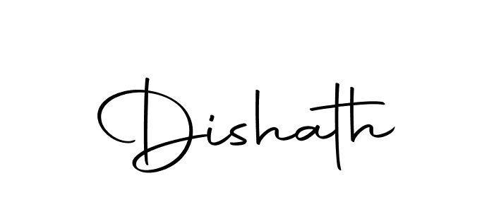 Design your own signature with our free online signature maker. With this signature software, you can create a handwritten (Autography-DOLnW) signature for name Dishath. Dishath signature style 10 images and pictures png
