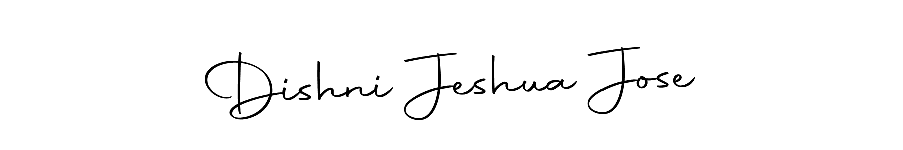 Also we have Dishni Jeshua Jose name is the best signature style. Create professional handwritten signature collection using Autography-DOLnW autograph style. Dishni Jeshua Jose signature style 10 images and pictures png