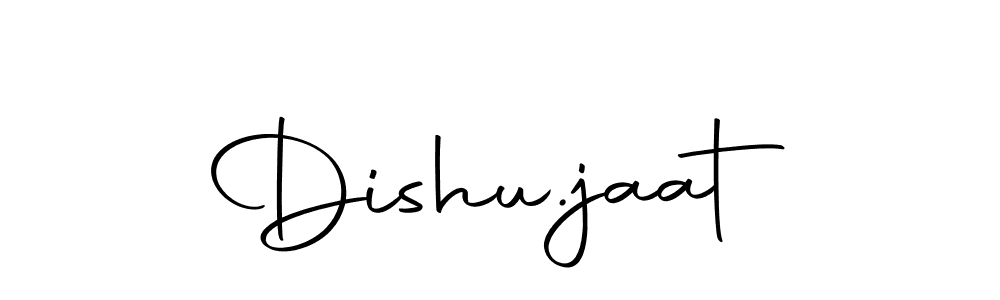 Design your own signature with our free online signature maker. With this signature software, you can create a handwritten (Autography-DOLnW) signature for name Dishu.jaat. Dishu.jaat signature style 10 images and pictures png