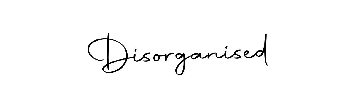 How to Draw Disorganised signature style? Autography-DOLnW is a latest design signature styles for name Disorganised. Disorganised signature style 10 images and pictures png