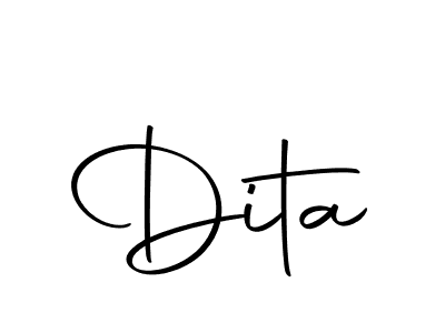 You should practise on your own different ways (Autography-DOLnW) to write your name (Dita) in signature. don't let someone else do it for you. Dita signature style 10 images and pictures png