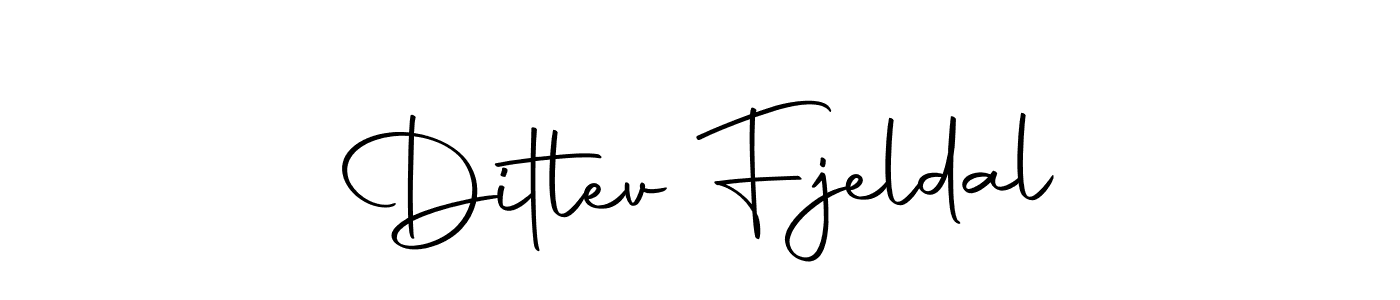 The best way (Autography-DOLnW) to make a short signature is to pick only two or three words in your name. The name Ditlev Fjeldal include a total of six letters. For converting this name. Ditlev Fjeldal signature style 10 images and pictures png