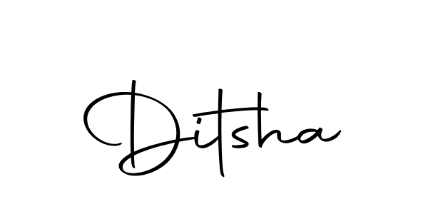 You should practise on your own different ways (Autography-DOLnW) to write your name (Ditsha) in signature. don't let someone else do it for you. Ditsha signature style 10 images and pictures png