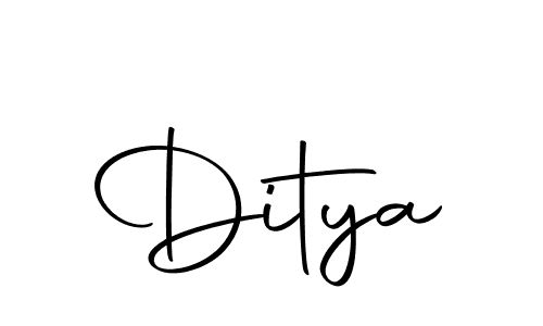 You should practise on your own different ways (Autography-DOLnW) to write your name (Ditya) in signature. don't let someone else do it for you. Ditya signature style 10 images and pictures png