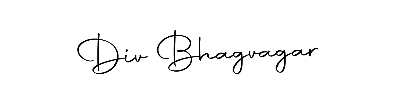 Make a beautiful signature design for name Div Bhagvagar. Use this online signature maker to create a handwritten signature for free. Div Bhagvagar signature style 10 images and pictures png