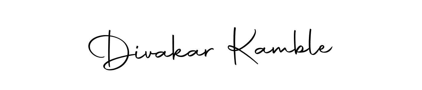 Make a beautiful signature design for name Divakar Kamble. Use this online signature maker to create a handwritten signature for free. Divakar Kamble signature style 10 images and pictures png